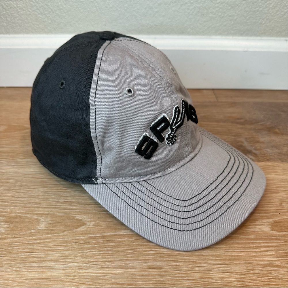 NWOT 47 Brand San Antonio Spurs Black Gray Fitted Hat - Picture 5 of 11